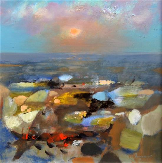 § Danny Ferguson (1925-1993) Sea Edge 23.25 x 23.25in.